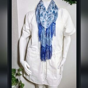 Casual Denim Cream Color Women's Dress